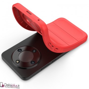 Magic Shield guminis dėklas - raudonas (Huawei Honor Magic 8 Lite)